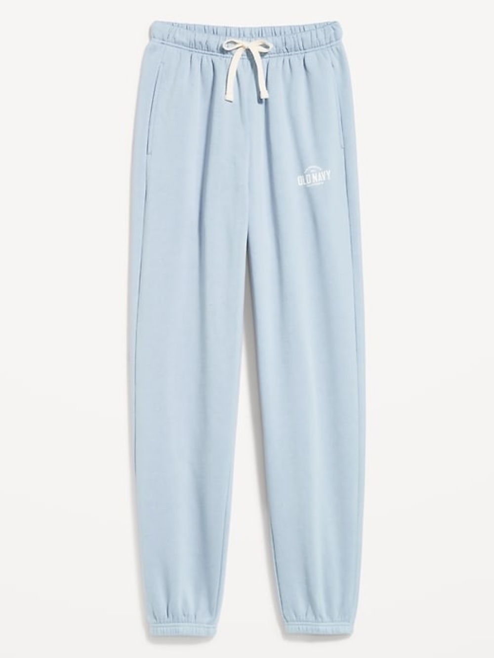 Old Navy High-Waisted Logo Sweatpants Light Blue